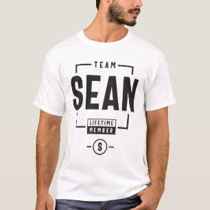 Team Sean Lifetime Member Name T-Shirt
