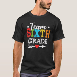 Team Sechste Klasse Funny 6. Zurück zur Schule Leh T-Shirt