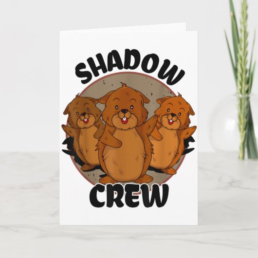 Team Shadow Crew Groundhog Day 2024  Karte (Vorderseite)