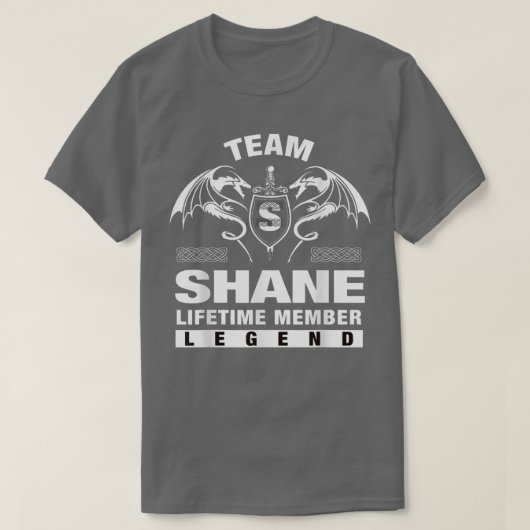 Team SHANE Lifetime Member Geschenke T-Shirt (Design vorne)