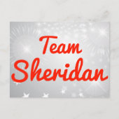 Team Sheridan Postkarte (Vorderseite)