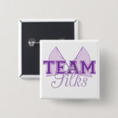 Team Silks Lila Button (Vorne & Hinten)
