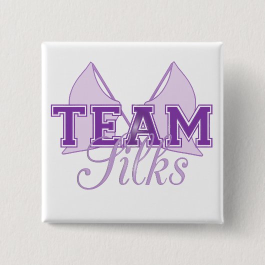Team Silks Lila Button (Vorderseite)
