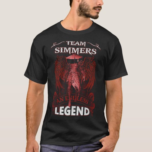 Team SIMMERS - Ein endloses LEGEND T-Shirt (Vorderseite)