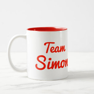 Team Simon Zweifarbige Tasse