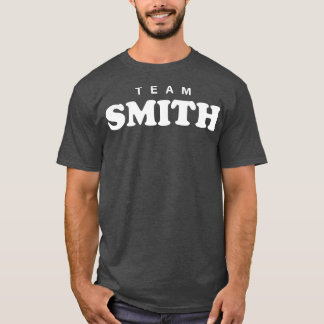 Team Smith Personalisiert Nachname Brauerei Famili T-Shirt