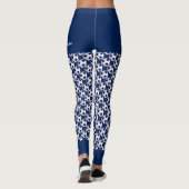 Team Soccer Ball Leggings mit Fake Blue Shorts (Rückseite)