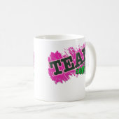 TEAM SOMAYA - Grün Kaffeetasse (VorderseiteRechts)