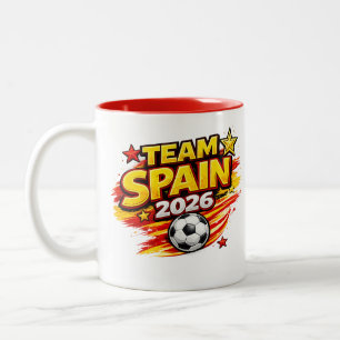 TEAM SPANIEN 2026 Tasse Patriotisches Spanien Fu