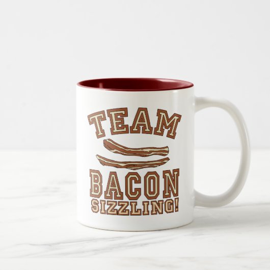 TEAM-SPECK SIZZLING T-Shirts, Tassen, Geschenke Zweifarbige Tasse (Rechts)