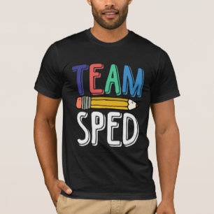 Team Sped Crew Special Bildung Lehrerschule T-Shirt