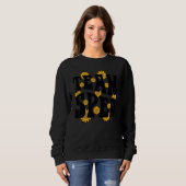 Team SPED Teacher Special Education Sunflower Retr Sweatshirt (Vorne ganz)