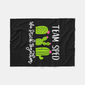 Team Sped We Stick Together Teacher Teaching Men W Fleecedecke (Vorderseite (Horizontal))