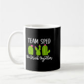 Team Sped We Stick Together Teacher Teaching Men W Kaffeetasse (Links)