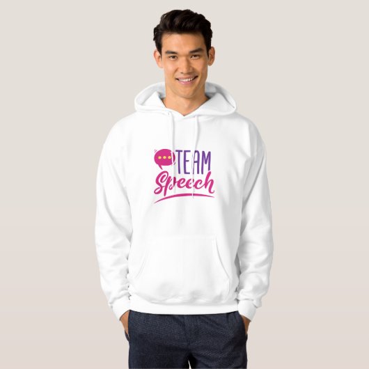 Team Speech SLP Language Pathologist Pathology Hoodie (Vorne ganz)