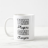 Team-Spieler Inspiration Corporate-Zitat-Geschenk Kaffeetasse (Links)