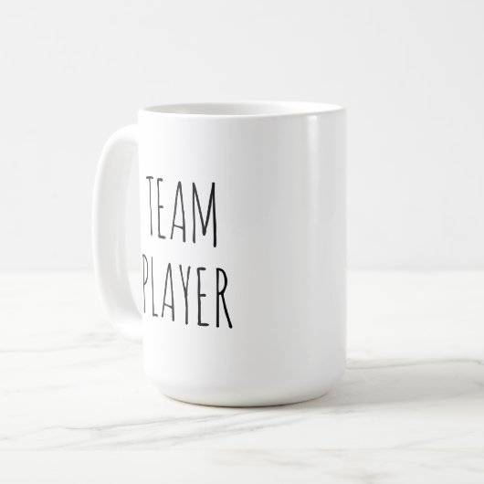 Team-Spieler-Kaffee-Tasse Kaffeetasse (Vorderseite Links)