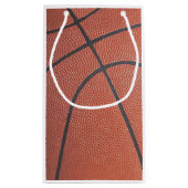 Team Spirit_Basketball Beschaffenheit look_Hoops Kleine Geschenktüte (Rückseite)