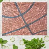 Team Spirit_Basketball Beschaffenheitsblick Handtuch (Gefaltet)