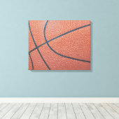 Team Spirit_Basketball Textur_Hoops Lover Leinwanddruck (Insitu (Holzboden))