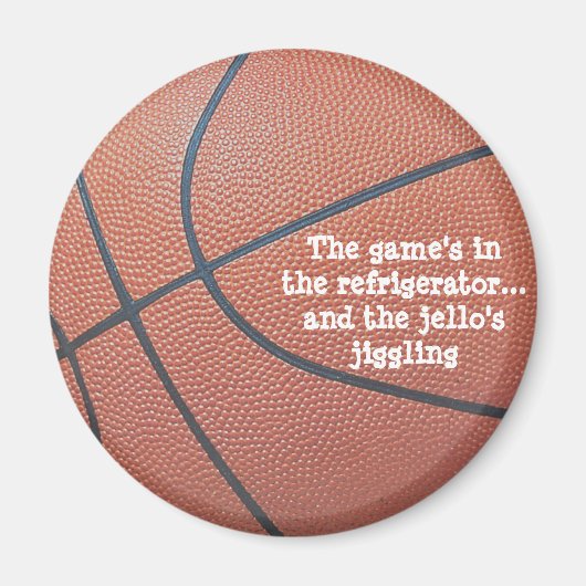 Team Spirit_Basketball Textur Magnet (Vorne)