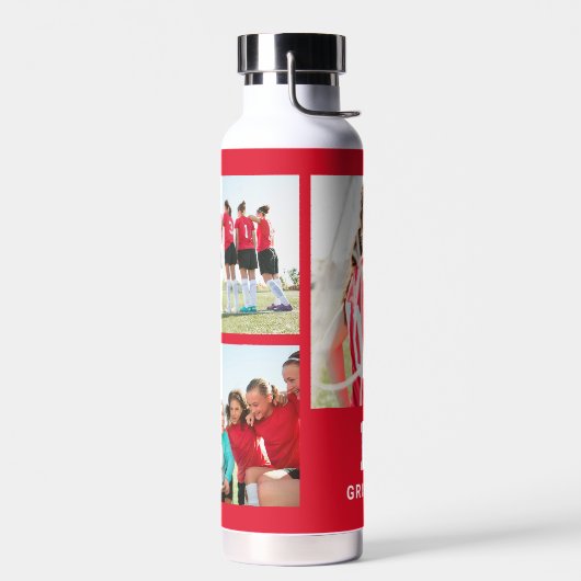 Team Spirit EDITABLE FARBFLASCHE Trinkflasche (Links)