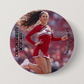 Team Spirit Foto Button Button - Dunkler Text (Vorderseite)