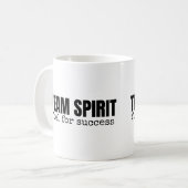 Team Spirit Inspiration Zitat Office-Mitarbeiter Kaffeetasse (Vorderseite Links)