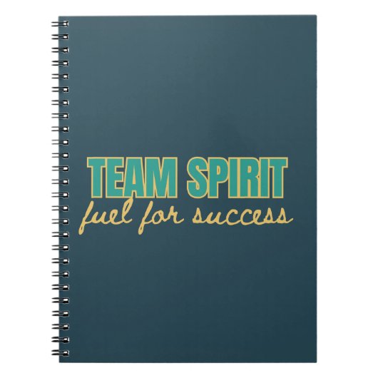 Team Spirit Motivierend Company Business-Geschenk Notizblock (Vorderseite)