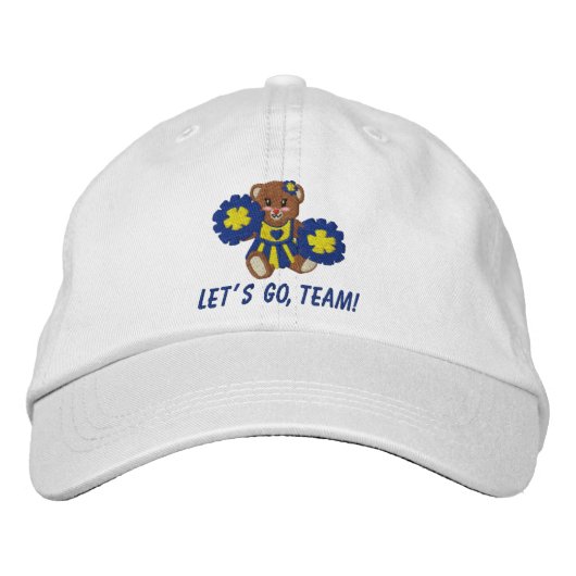 Team Spirit Teddy Hat Bestickte Kappe (Vorderseite)