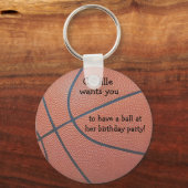Team Spirit_texture_Have a ball Geburtstag Schlüsselanhänger (Vorderseite)
