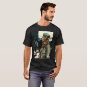 Team Sport Games Retro Airsoft Player T-Shirt (Vorne ganz)