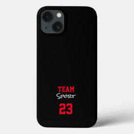 Team Sport Player Nummer School Farben Vielfalt Case-Mate iPhone Hülle