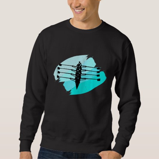 Team Sport Rowing für Rower Zip Sweatshirt (Vorderseite)