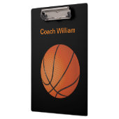 Team Sports Monogram Basketball Clips Klemmbrett (Links)