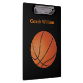 Team Sports Monogram Basketball Clips Klemmbrett (Rechts)