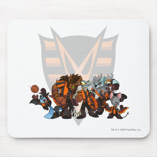 Team-Spuk Holz-Gruppe Mousepad (Vorne)