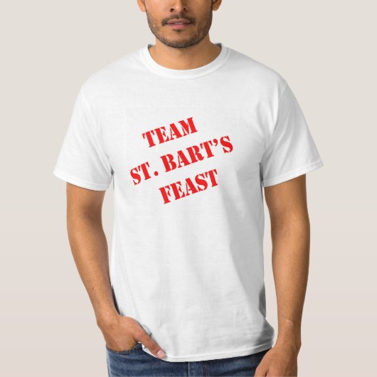 Team-St Bart Fest T-Shirt (Vorderseite)