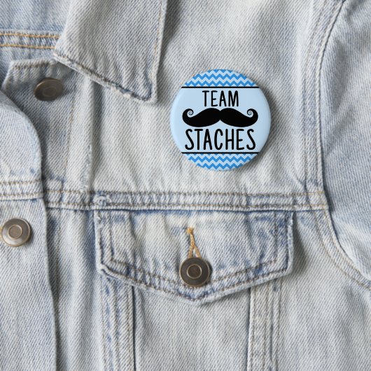 Team Staches Geschlecht decken Buttone auf Button (Beispiel)