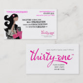 Team Stadtstreicherin-Geschäfts-Karten Visitenkarte (Vorne/Hinten)