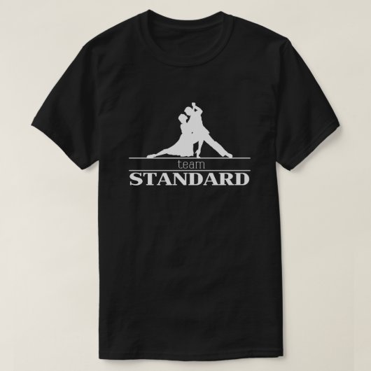 Team Standard Ballroom Dance Silhouette T-Shirt (Design vorne)