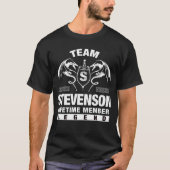 Team STEVENSON - Mitglied im Lebenslauf T-Shirt (Vorderseite)