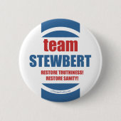 Team Stewbert - Knopf Button (Vorderseite)