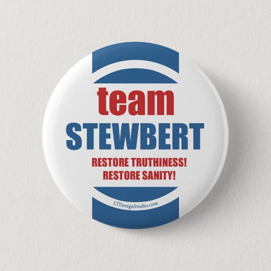 Team Stewbert - Knopf Button (Vorderseite)