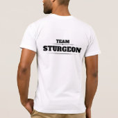 TEAM STURGEON T-Shirt (Rückseite)