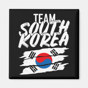 Team Südkorea Fußball Koreanisches Sport T-Shirt Magnet