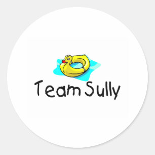 Team Sully Duck Runder Aufkleber