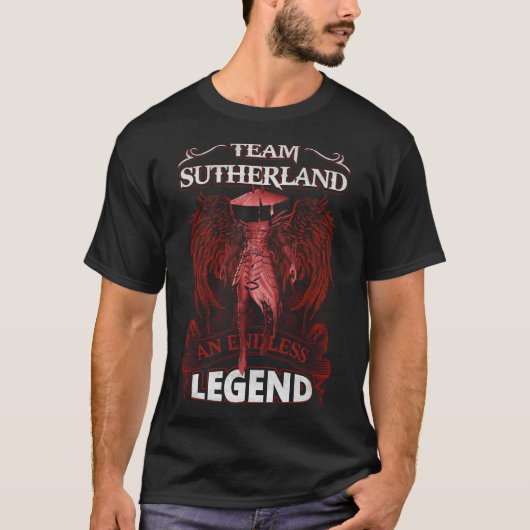 Team SUTHERLAND - Ein endloses LEGEND T-Shirt (Vorderseite)