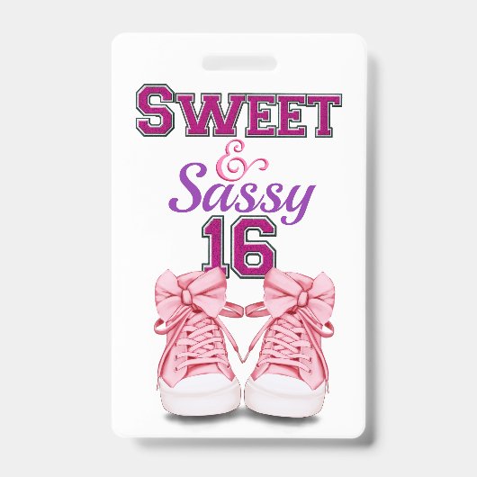 Team Sweet 16 Abzeichen - Siehe Zurück Ausweis (Vorderseite)