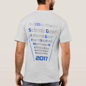 Team +T - Shirt 2017 des Spiel-100 (Rückseite)